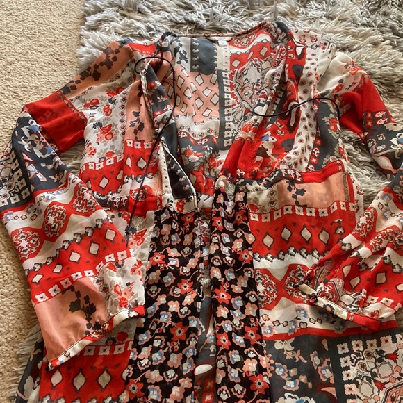 Guess floor length chiffon duster - Picture 2 of 5